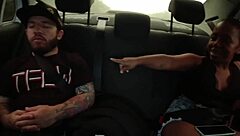 Brazilian ebony with saggy tits gets beach massage