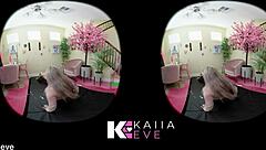 Mean sorority girls bully each other with wedgies and face sitting in VR