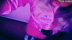 Whoa, check out shemale veronica's wild solo dildo training session