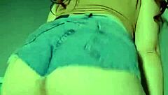 Sexy Latina Big Ass Twerking In Tight Lingerie Contrasts With Subtle Tease