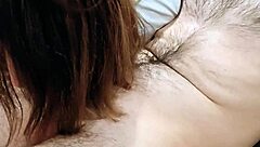 Birthday gift for hungarian guy, wanna get this blowjob and handjob in bedroom with close-up orgasm?