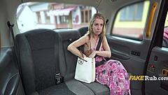 I felt so desperate when the beautiful blonde was just 10 short for her taxi ride.