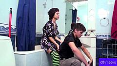 Alla And Navon College Roommate Bathroom Shower Encounter