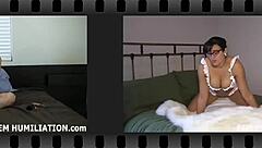 Wearing Lacey Lingerie Set for Femdom POV Session in BDSM Fetish Scene