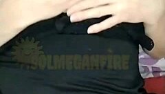 Pregnant Bitch Masturbates Wildly With Dildo In Bed