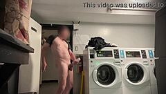 Public Nudity Stroke Session With Muscular Bodybuilder Almost Caught Outdoors