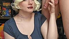 He Spotted My Huge Saggy 38F Tits and Exploded Cum All Over My Face!