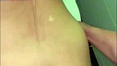 Arab housewife seduced by friend's husband, bent over wall for rough doggystyle fucking and creampie.