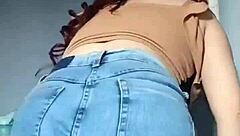 Sexy Latina Big Ass Twerking In Tight Lingerie Contrasts With Subtle Tease