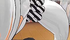 story of fellatio domination delivered by a smug anime girl in asian hentai style