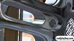 lovely women flash natural tits and ass for cash