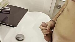 Stolen Cumshot From Young Hottie In Wild Action Scene!