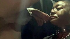 Oh My God, Dive Into This Intense Throat Training With Submissive Ebony Petite Taking Massive Cock Deep!