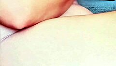 Japanese 18 yo petite amateur teen with big tits and ass masturbates solo outdoors in public construction site close up