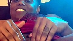 Amateur ebony gets pussy licked then fucked in homemade contrast