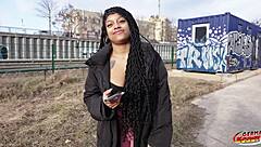 Curious about how latina ebony vicky menage with saggy tits gets picked up for intense casting session