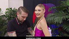 Horny blonde Daisy LaVoy gets fucked by Bryan Gozzling.
