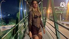 Wife Fucks Two Guys On Via Dutra Catwalk?