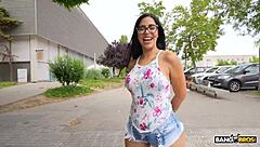 Julia de Lucia feels desperate for public ass cock