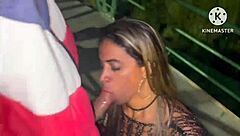 Wife Fucks Two Guys On Via Dutra Catwalk?