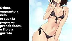 ready to submit in this hentai joi with femdom bdsm and bondage?