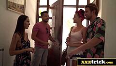 Big Dick Dude Stretching Welcoming Asshole