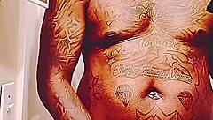 Tattooed Lover Takes Big Black Cock Deep With Intense Action