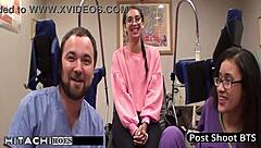 Florida Journalist Kitty Catherine Endures Tanned Doctor Tampa's Mandatory Hitachi Orgasms in Hospital Humiliation Scene