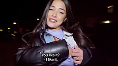 Intriguing Public Agent Cheats with Big Ass Nuria Millan Blowjob