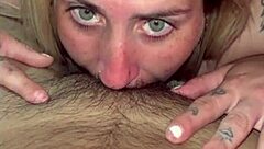 She delivered a sloppy deep deepthroat that made her squirt wildly in this homemade amateur encounter.