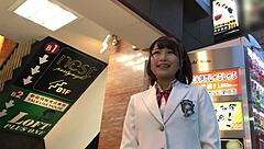 Curvy Japanese Amateur Babe in Miniskirt Shows Off Big Natural Tits and Ass in Petite Photoshoot