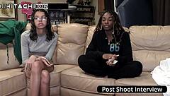 Descriptive Scene Of Tattooed Beauty Moaning With Vibrator In Lingerie Solo