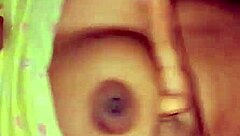 deshi bhabi playing with her boobs and squirting in homemade anal fun!