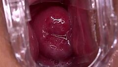 Horny amateur experiences intense cumming session