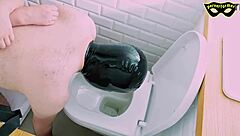 omg, this slave is getting totally fucked and fisted with his head stuck in the toilet for ultimate humiliation!