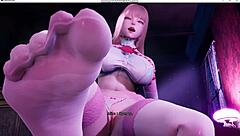 I enjoy neutral foot activities with Alice in a calm setting