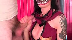 Mileena's Creampie In Cosplay - Mortal Kombat Brunette With Hairy Pussy Dripping Cum