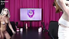 Blonde Brazilian tempts with see-through lingerie during tantric massage leading to glamorous group swingers play