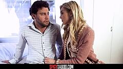 Gorgeous Blonde Babe Gets Rough Doggystyle Sex and Creampie in Her Pussy