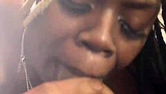 Hey, check out this wild double dutch action with sexy ebony blowjob and deepthroat fun