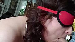 Oh yes, I'm your chained submissive French maid slave, sucking and bent over for maledom spanking!