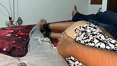 I get distracted by my best FRIEND's Latina GIRLFRIEND's big ASS while sharing bed watching movie, leading to cheating DOGGYSTYLE sex in homemade CUCKOLD scene