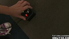 only3x presents lexi belle riding sybian machine in socks with tattoo piercing masturbation tease!