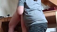 Oh yes, I'm your chained submissive French maid slave, sucking and bent over for maledom spanking!