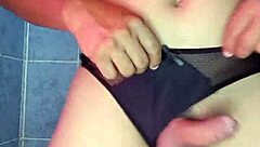 Conversational chat about modeling my new satin thong in fun ways