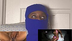 oh wow, that ebony squirt reaction with eye rolling orgasm is dripping wet!