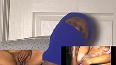 oh wow, that ebony squirt reaction with eye rolling orgasm is dripping wet!