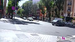 Lorena Lopes bareback fucking outdoors after casting with cumshot and quickie action