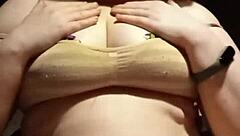 Titty Play With Tiny Woman In Homemade Lingerie Pov