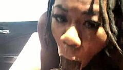 Oh Yeah! Hazel Grace Sucks Stranger Dick In Car With Deepthroat Action And Dirty Talk!